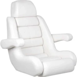 TODD 5-Star Flip-Up Helm Seat - White