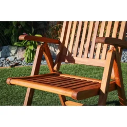 SEATEAK Avalon Teak Folding Deck Armchair -Boat Seating Sales Shop 12965372 4 1500