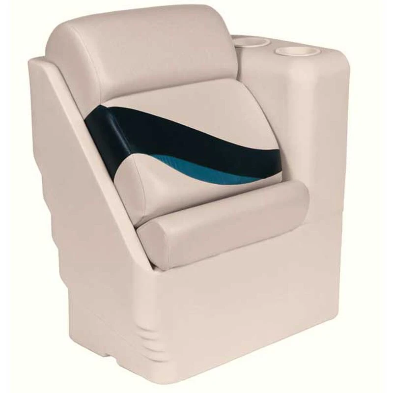 WISE SEATING Premium Right Lean Back Recliner, Navy/Cobalt 1 WISE SEATING Premium Right Lean Back Recliner, Navy/Cobalt