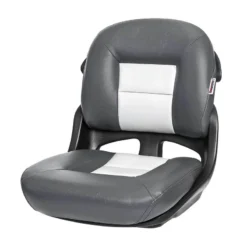 TEMPRESS Elite Fisherman's Armless Low Back Helm Seat, Charcoal/Gray