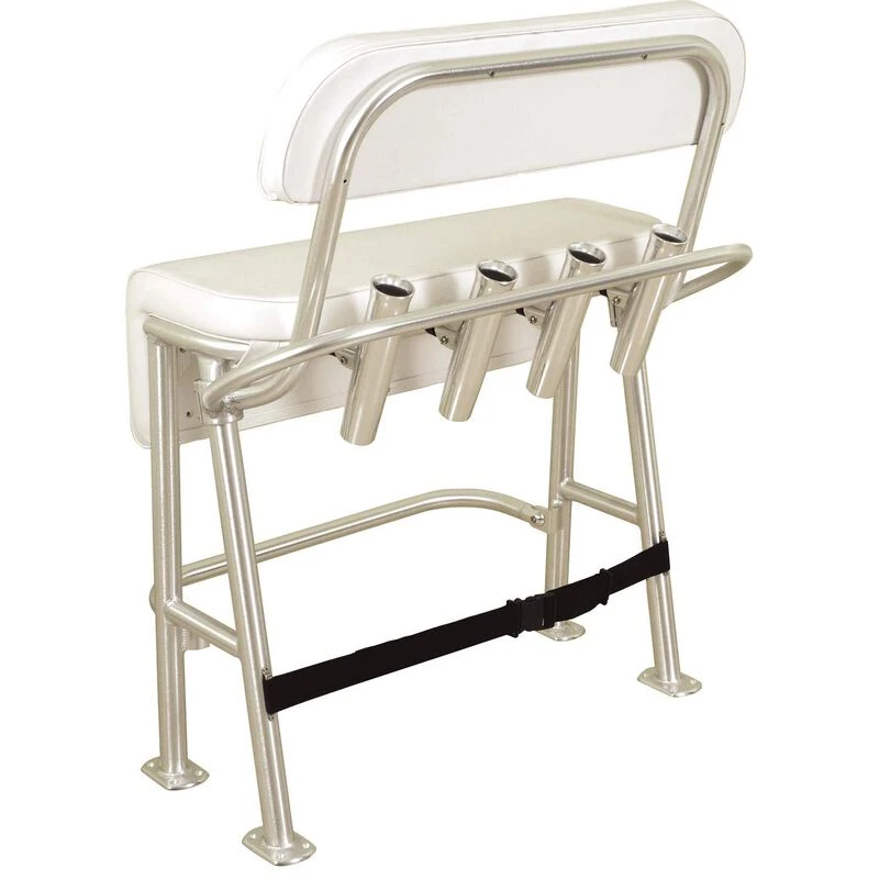 TACO MARINE Neptune III Leaning Post with Backrest and Grab Rail 2 TACO MARINE Neptune III Leaning Post with Backrest and Grab Rail - Image 2