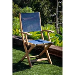 SEATEAK Bimini Teak Folding Deck Chair -Boat Seating Sales Shop 16225401 5 1500
