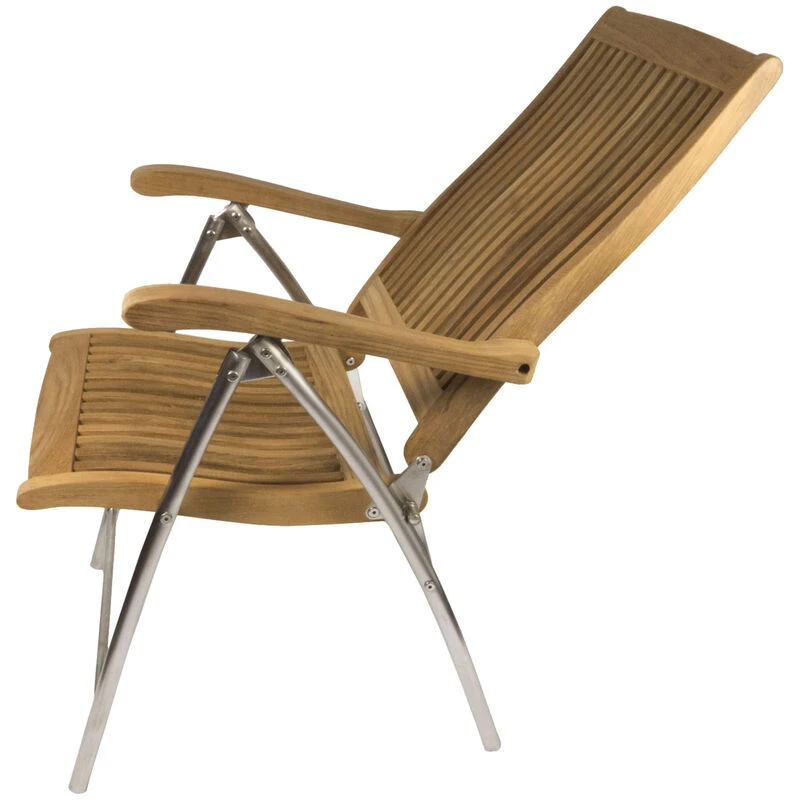 SEATEAK Windrift Teak Folding Deck Chair 2 SEATEAK Windrift Teak Folding Deck Chair - Image 2