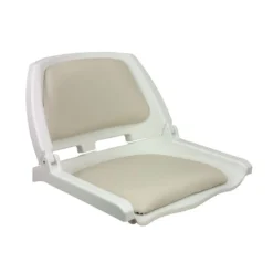 SPRINGFIELD Traveler Folding Seat, White Upholstery With White Shell -Boat Seating Sales Shop 17071465 2 1500