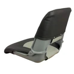 SPRINGFIELD Skipper Folding Seat, Charcoal And Gray Upholstery With Gray Shell -Boat Seating Sales Shop 17072885 3 1500