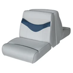 WISE SEATING Bayliner Lounge Seat Top, Gray/Blue