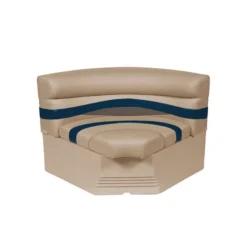 WISE SEATING Premier Pontoon, Bow Radius Corner Section