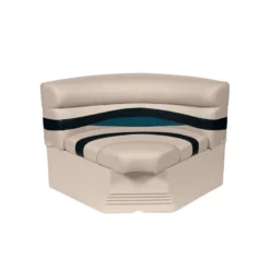WISE SEATING Premier Pontoon, Bow Radius Corner Section
