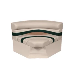 WISE SEATING Premier Pontoon, Bow Radius Corner Section