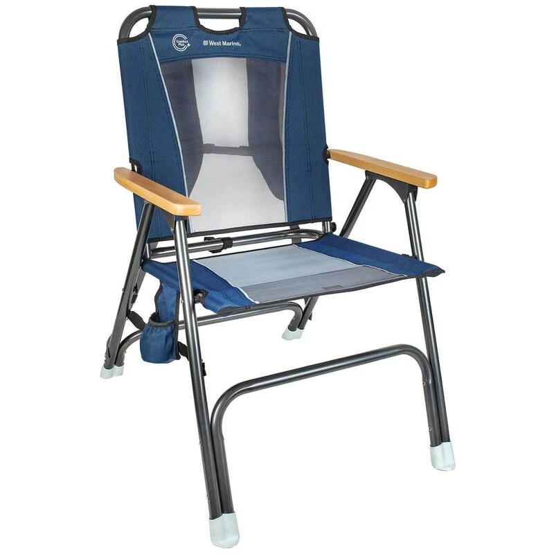 WEST MARINE Comfort Plus Crew Deck Chair 1 WEST MARINE Comfort Plus Crew Deck Chair
