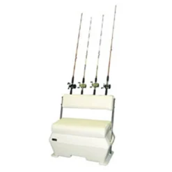 TODD Deluxe Angler Series Swingback Seat, With Rod Holders