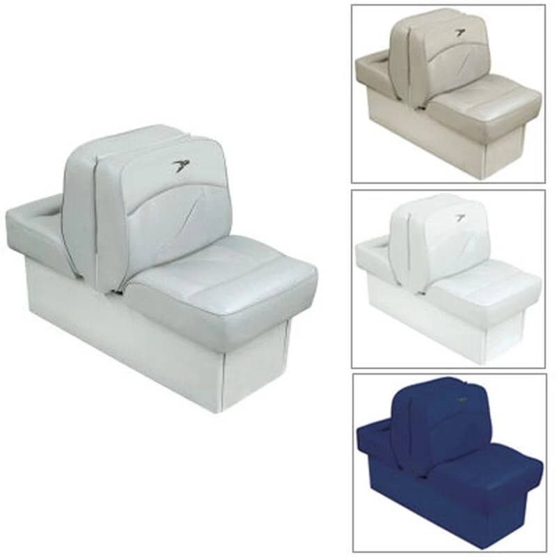 WISE SEATING Deluxe Lounge Seat, White 1 WISE SEATING Deluxe Lounge Seat, White